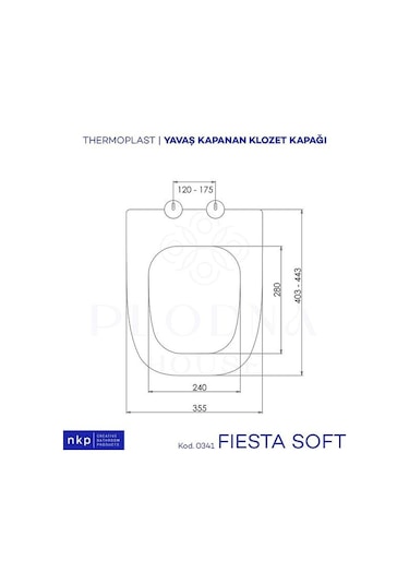 Fiesta Soft Yavaş Kapanır Klozet Kapağı