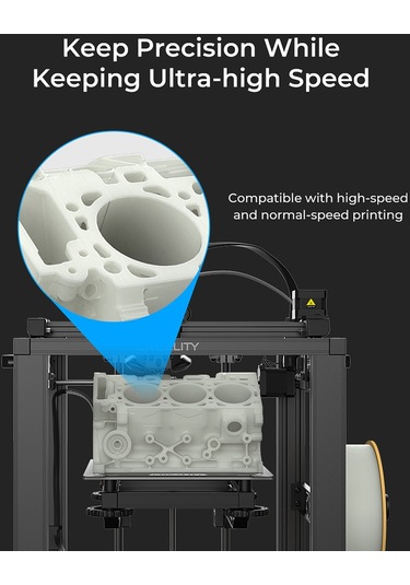 Hallow Creality Hyper Pla Yüksek Akışkanlık Filament 1.75 MM Siyah