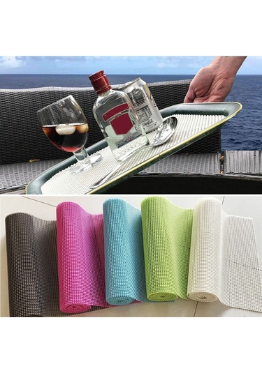 Folinda Pvc Ev Fantezi Matı - Kaymazsız, Kesilebilir, Dolap Ve Çekmece İçin - Siyah 2 Adet 30x150cm Siyah