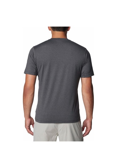 Columbia Ao5545 Tech Trail Crew Neck Iı Erkek T-shirt-29978 Koyu Gri