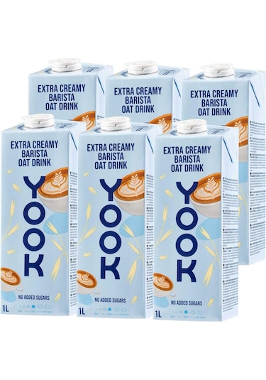 Yook Extra Creamy Barista Yulaf Içeceği 6x1l