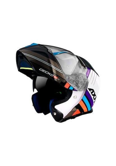 Axxis Gecko Sv Epic B7 Çene Açılır Motosiklet Kaskı Parlak Mavi XS