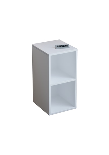 30 Cm Mdf Modern Beyaz Komodin Çok Amaçlı Yan Sehpa