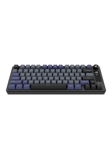 Hawk Gaming Hk255 Membrane Lcd Rgb Kablosuz/bluetooth Siyah Gri %75 Türkçe Gaming Klavye