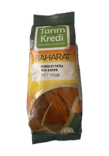 Tarım Kredi Kırmızı Tatlı Toz Biber 100 G
