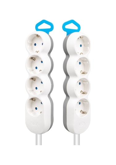 Vea Ve-2s4n 4 Lü 1.5 Metre Kablolu Grup Priz Uzatma Kablosu 3680 Watt 16 Amper