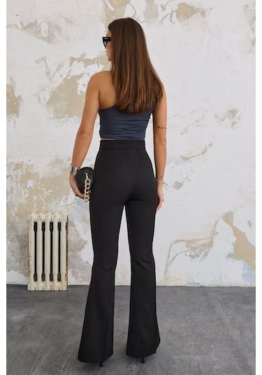 Etiler Collection I Spanyol Paça Pantolon Siyah