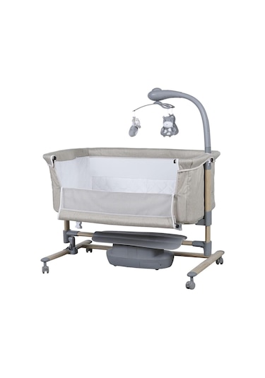 Prego Carmela Elektrikli Anne Yanı Beşik - Bej