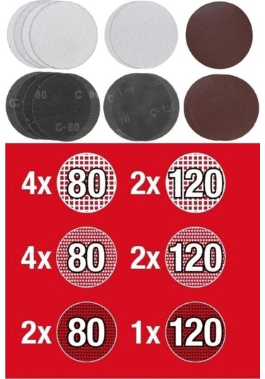 490965 Duvar Zımpara Kağıdı 180 Mm 15li Paket