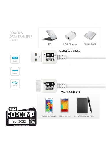 Usb Micro-b Superspeed Data Kablosu Usb 3.0 100cm