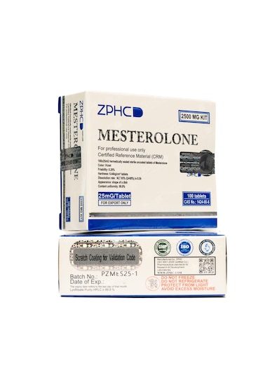 Zphc Mesterolone - 25 Mg / Pill -100 Tablet Aromasız