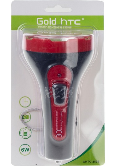 Gold Htc El Feneri Şarjlı Kartelalı 6 W 1 Ledli Ghtc2806 0243