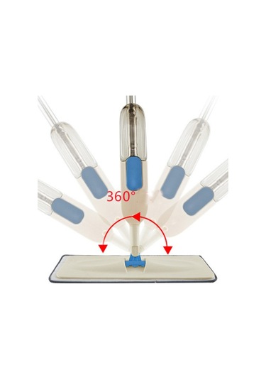 Havana 360 Derece Dönen Su Püskürtmeli Sprey Mop + 3 Mikrofiber Bez