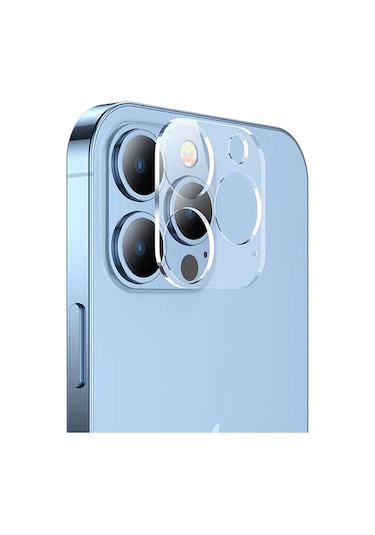 Forzacase İphone 12 Pro Max İle Uyumlu Kamera Lens Koruyucu Cam Filmi - Fc378 Şeffaf