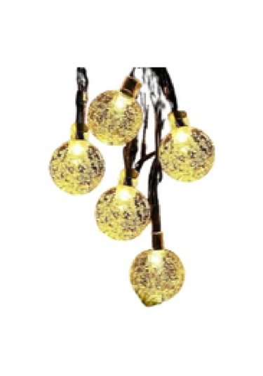 Açık Hava Güneş Bahçe Işıkları - Sıcak Işık 50led 7m/24ft