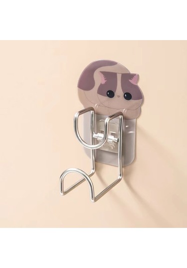 Else Nippon Askılık-4 Adet Güçlü Duvar Askısı Kendinden Yapışkanl Çok Renkli