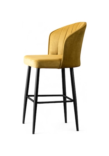 Mymassa Rubi Bar Sandalyesi Sarı