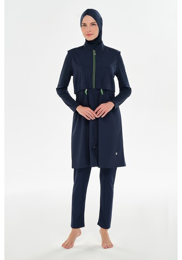 Spor Model Tam Kapalı Tesettür Mayo 3314 Koyu Lacivert Koyu Lacivert