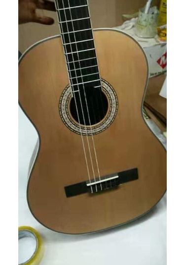 Agostini-Puka Hg400-N Maun Ağacı 4/4 Tam Klasik Gitar-Sap Ayarlı
