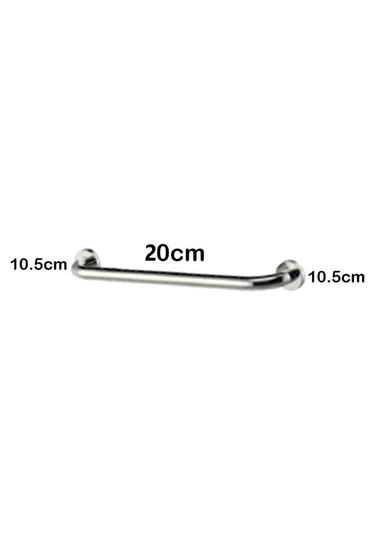 Monavit Engelli 20 cm Paslanmaz Tutunma Barı Ø19 Banyo,Küvet,Tuva Krom