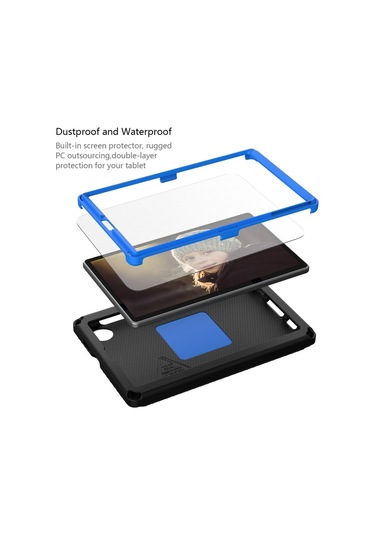 Samsung Galaxy Uyumlu Tab A9 8.7 X110/x115 Eva Hybrid Pc Şok Geçirmez Tablet Kılıfı  Çerçeveli