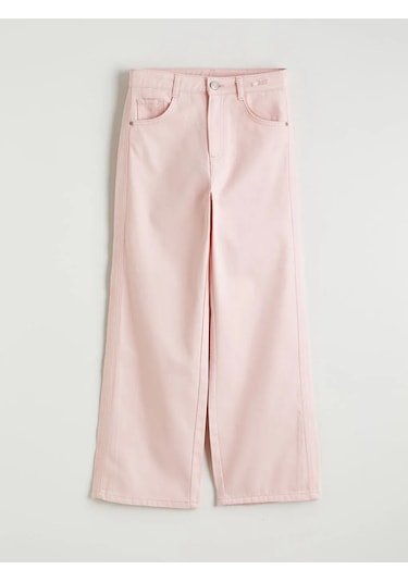 Lc Waikiki Pembe Wideleg Kız Çocuk Pantolon