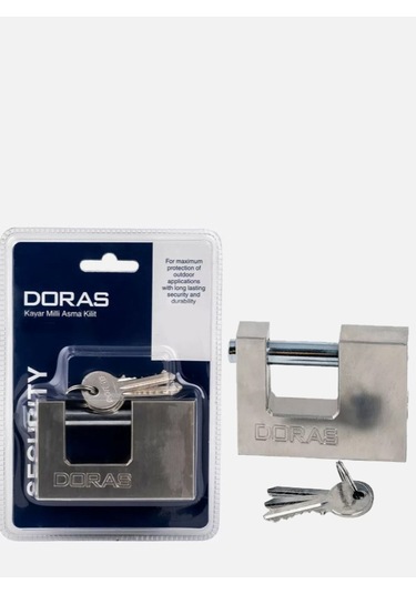 Saten Kayar Milli Asma Kilit 80 Mm