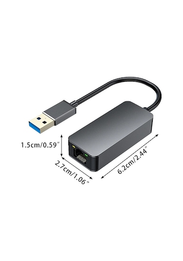 4743 Usb To Ethernet 2500mbps 2.5g Lan İnternet Çevirici Adaptör