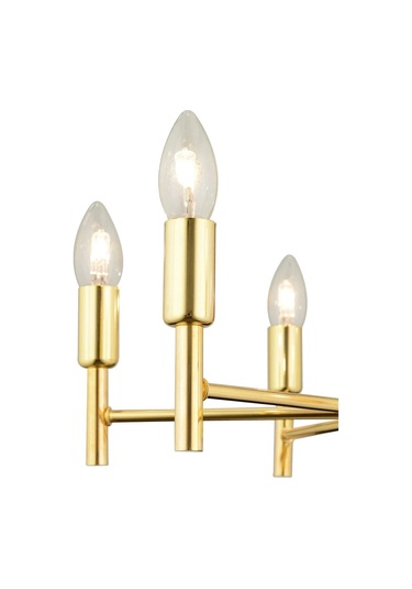 Vaneo 6 Lı Gold Modern Genç Odası Mutfak Salon Avize Çok Renkli