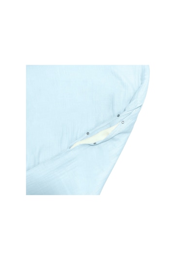 4 Katlı Müslin Bebek Nevresim Takımı Uyku Seti %100pamuk Mavi