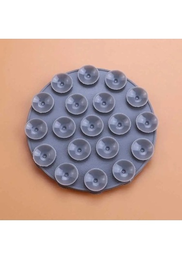 Novahub Jcd Taşınabilir Çift Taraflı Silikon Vantuzlu Telefon Standı Evrensel Araç Navigasyon Braketigri Gri Gri