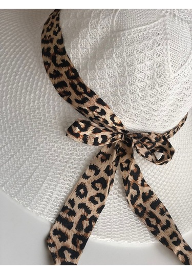 Ays Hasır Plaj Şapka Beyaz