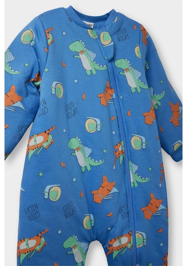 Defacto Erkek Bebek 1,6 Tog Elyaf Dinozor Baskılı Fermuarlı Uzun Kollu Penye Tulum F3527a525wnbe422 Mavi Defacto Erkek Bebek 1,6 Tog Elyaf Dinozor Baskılı Fermuarlı Uzun Kollu Penye Tulum F3527a525wnbe422 Mavi