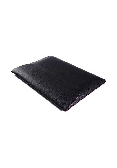 Yifomall 11" Siyah Pu Deri İş Çantası - Dijital Cihazlar İçin Anti-statik, Darbe Ve Çizik Korumalı, Hafif Ve Taşınabilir Siyah