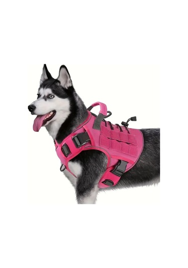 Honeybeeshop "yeşil Xl Taktik Köy Tasması Dayanıklı Polyester Ayarlanabilir Reflektif Askeri Yelek Büyük Köpekler İçin Labrador Husky Alman Kurdu" Altın