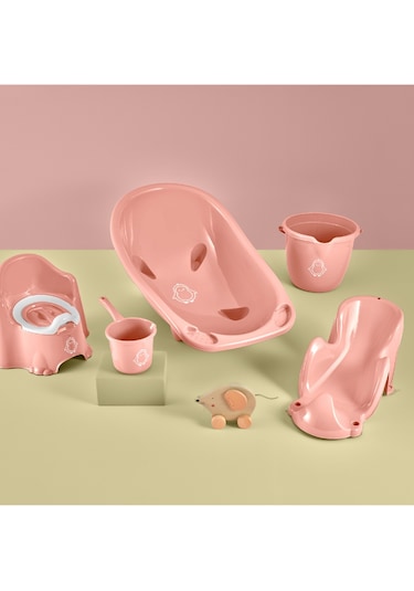 Vienev 5Li Set Yenidoğan Küvet Seti Pembe