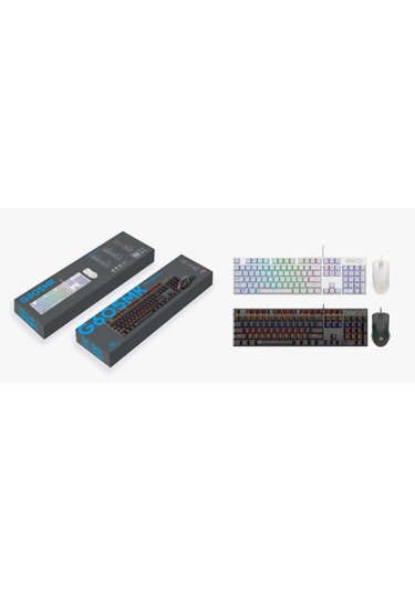 Goodpro G605mk Mekanik Blue Switch Siyah Klavye Rgb