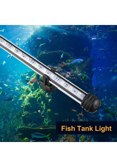 L6604mc-3 Uzaktan Kumanda Rgb Akvaryum Işık Tropikal Balık Mercan Multicolor Diğer