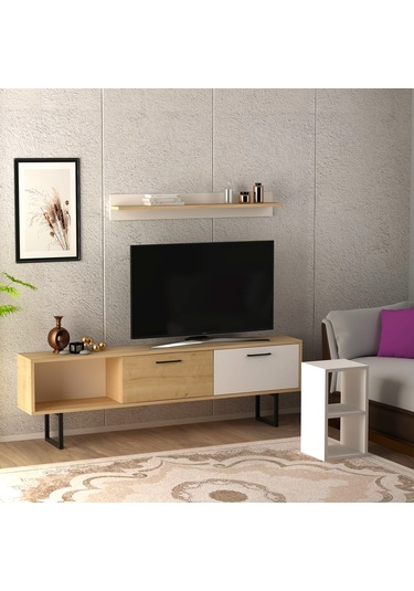 Enna Tv Ünitesi Safirmeşe Beyaz