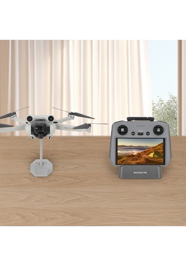 Geeksen Sunnylife Dz766 Masaüstü Tutucu: Djı Rc, Telefon, Tablet, Switch Uyumlu, Kaymazsız Lastik Paspaslı, El Stresi Azaltıcı Gri