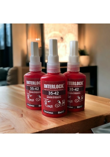 İnterlock 35-42 Orta Mukavemette Kenetleme Ve Sızdırmazlık 50 Ml