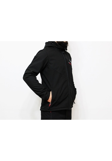 Mudwill Softshell Erkek Mont Ceket Siyah