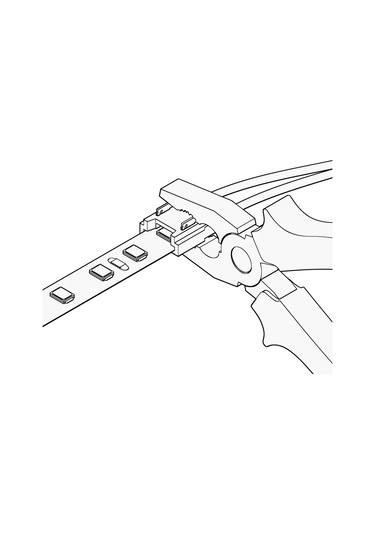 Geniled Şerit İçin Konnektör 10mm 2pın 7mm Kablulu 216363562 Kırmızı