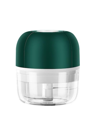 100 Ml Mini Usb Elektrikli Sarımsak Masher Sağlam Basın Kıyma Sebze Biber Yemindirmek Gıda Chopper Mutfak Aletleri Yeşil Ahşap