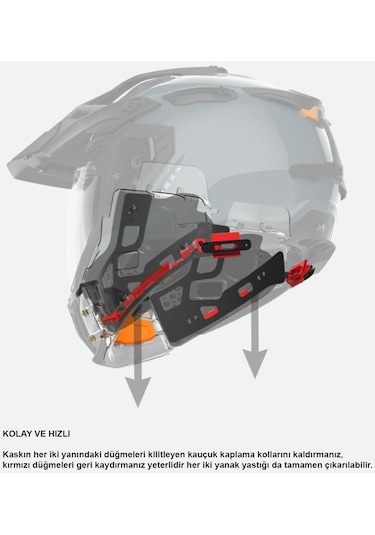 Nexx X.Wed 3 Keyo Mat Kapalı Kask Beyaz Siyah Turuncu