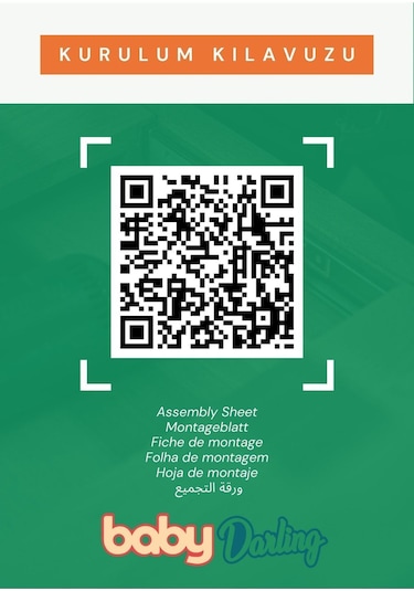 Baby Darling Mdf Alessa 90x200cm Country Karyola Beyaz %100 Mdf