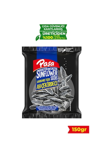 Kavrulmuş Tuzlu Siyah Ay Çekirdeği 150 Gr