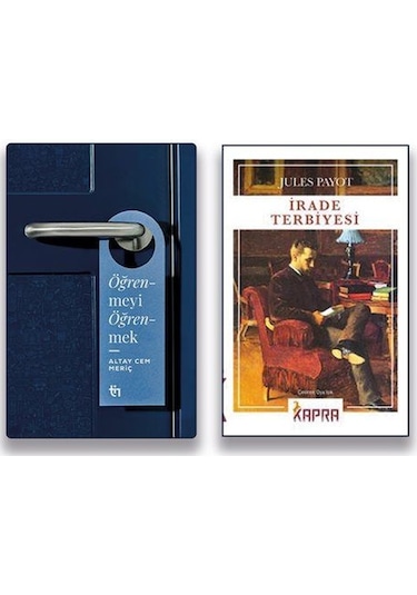 Öğrenmeyi Öğrenmek & İrade Terbiyesi 2 Kitap Set / Jules Payot