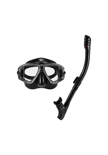 Vkemall Lixada Am308+308 Erkek Kadın Snorkel Seti: Çift Antiparazit Cam Lensli, Otomatik Kapama Valfi, Su Geçirmez Yumuşak Kenar Çok Renkli