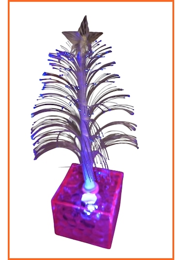 15cm Masa Üstü Led Işıklı Yılbaşı Çam Ağacı Pmp